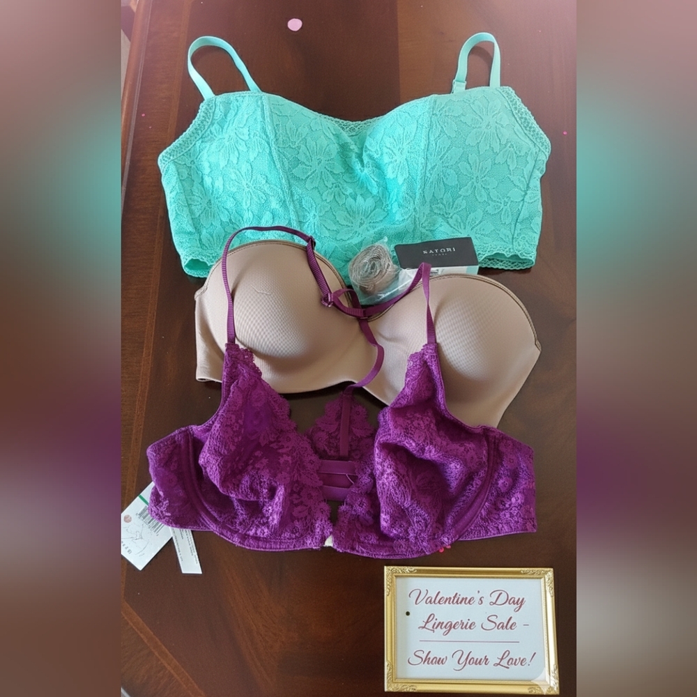 Valentine's‎ Day sales Custom Pack Pink, Natori & Free People Bras Size 32C